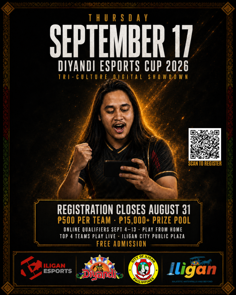 Diyandi Esports Cup 2026 Poster with QR